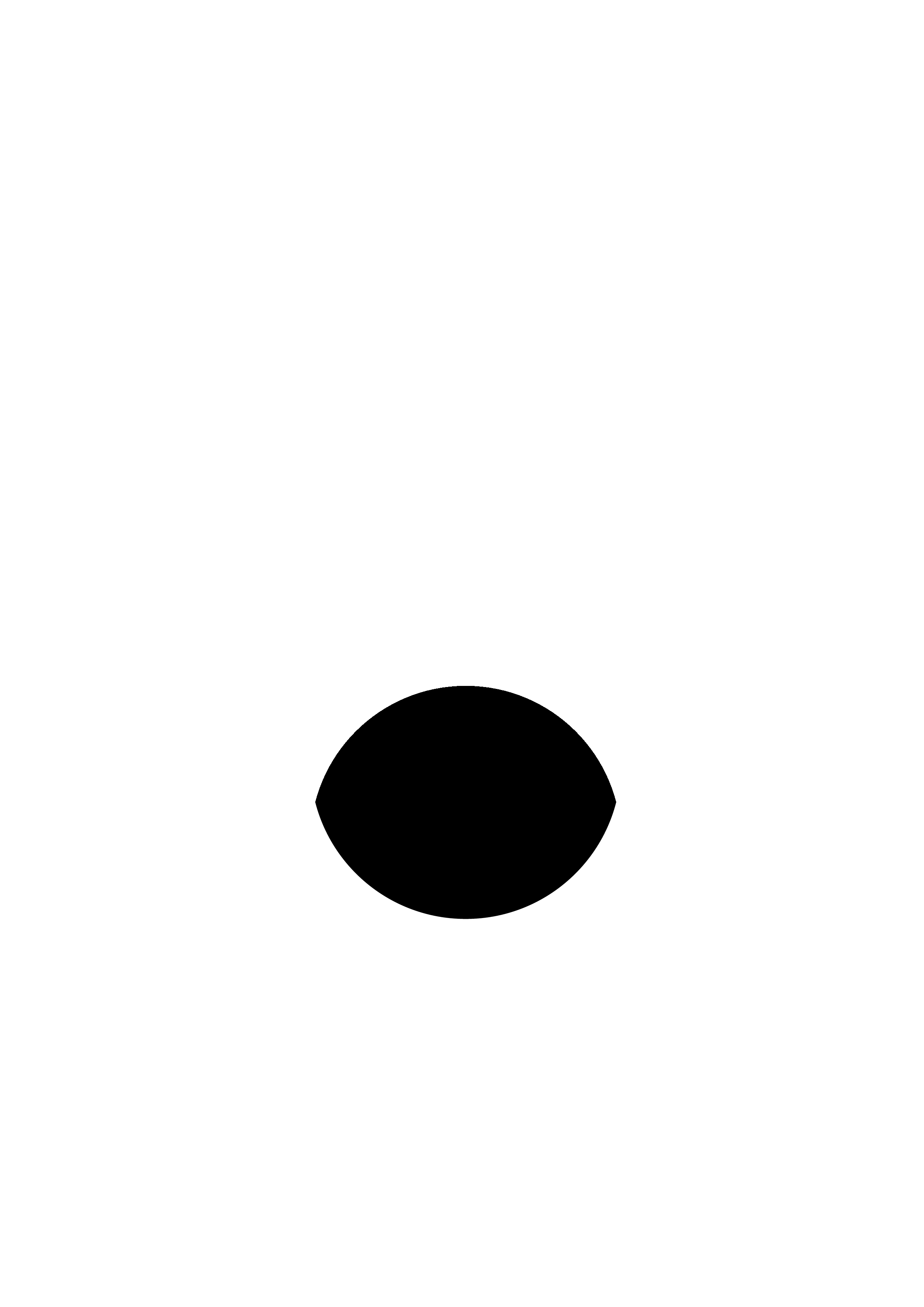 One circle clipped to another