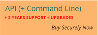 buy API license + support